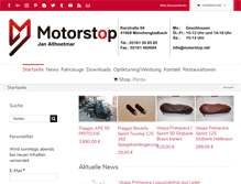 Tablet Screenshot of motorstop.net